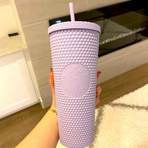 Starbucks Limited matte lilac Christmas Venti Studded tumbler